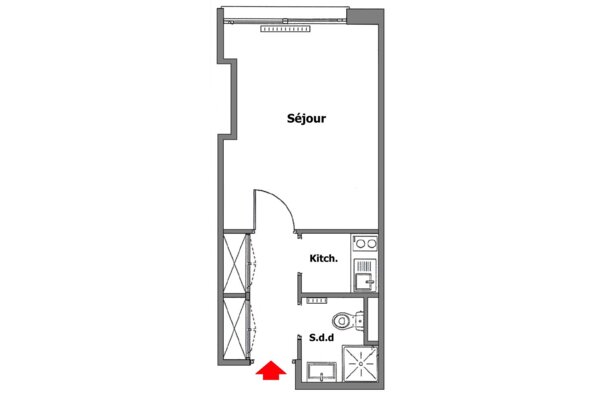 Studio Chateau Perigord - Bloc L - Larousse - Usage mixte